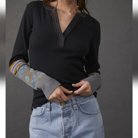 Free People Mikah Layering Cuff in Black Combo•S - Picture 3 of 13